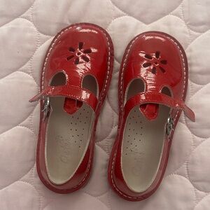Chic Red Kids Dress Shoes
